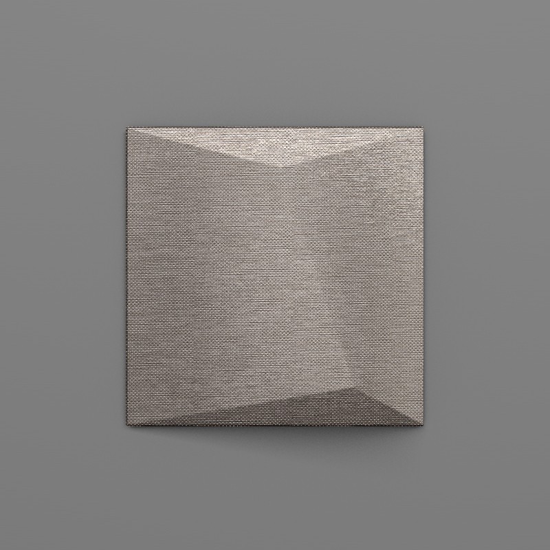 Mezolit-36 Acél szürke 3D falpanel