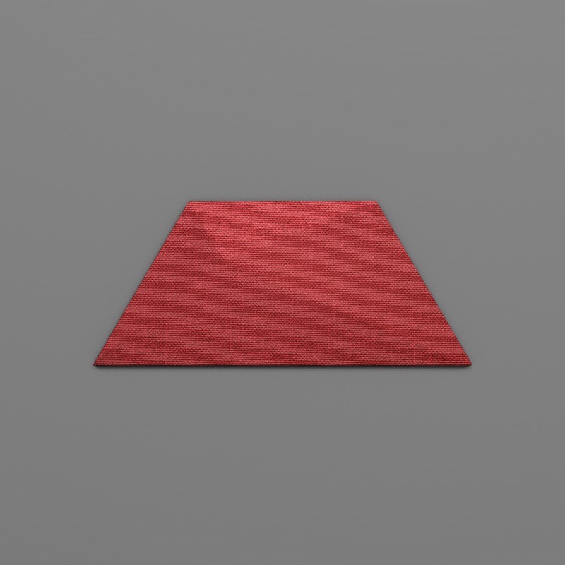 Escorial-32 Alizarin piros 3D falpanel