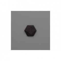 Hexa-35 Fénylő antracit 3D falpanel