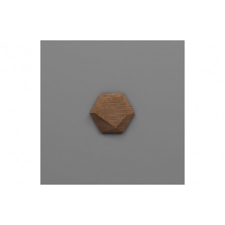 Hexa-39 Rió barna 3D falpanel