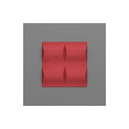 Salta-32 Alizarin piros 3D falpanel