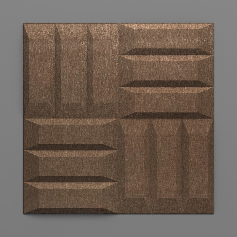 Literole-8 Wenge barna 3D falpanel