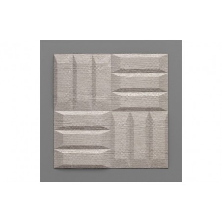 Literole-36 Acél szürke 3D falpanel