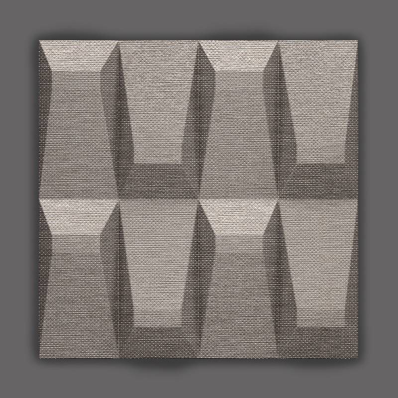 Galeras-36 Acél szürke 3D falpanel