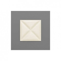 Montserrat-37 Hermelin fehér 3D falpanel